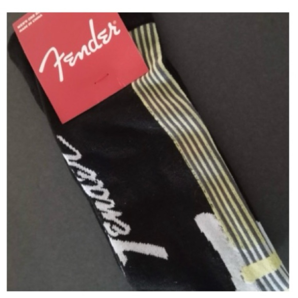 Fender Men's Black Socks